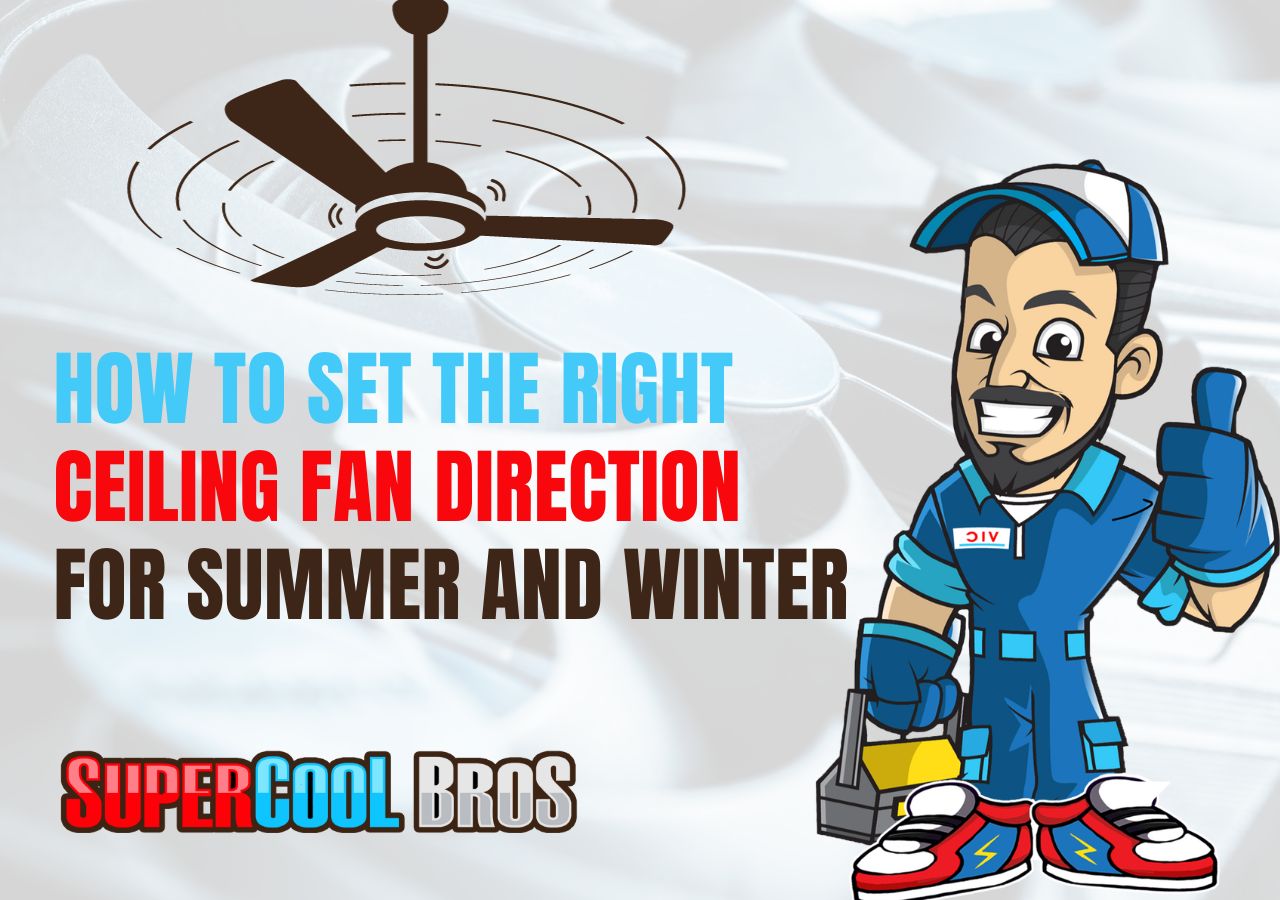 How to Set the Right Ceiling Fan Direction for Summer and Winter